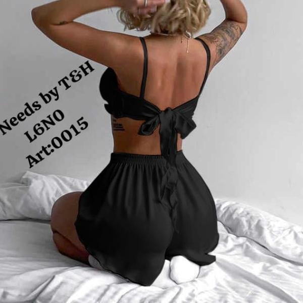 2 Pec Silk Bikni Night Wear