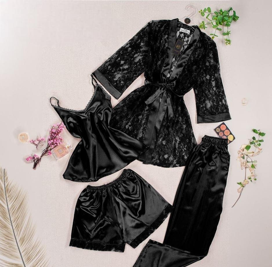 4 Pcs Nighty, Night Suit