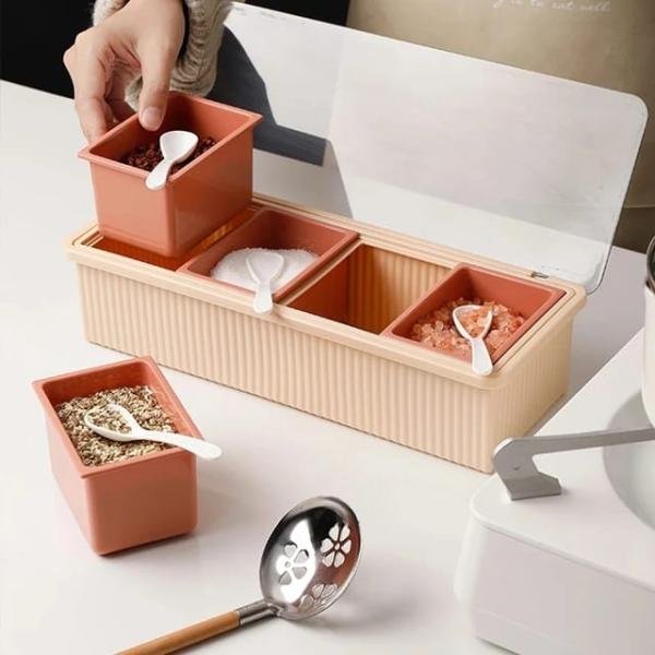 4pcs Detachable Masala Box