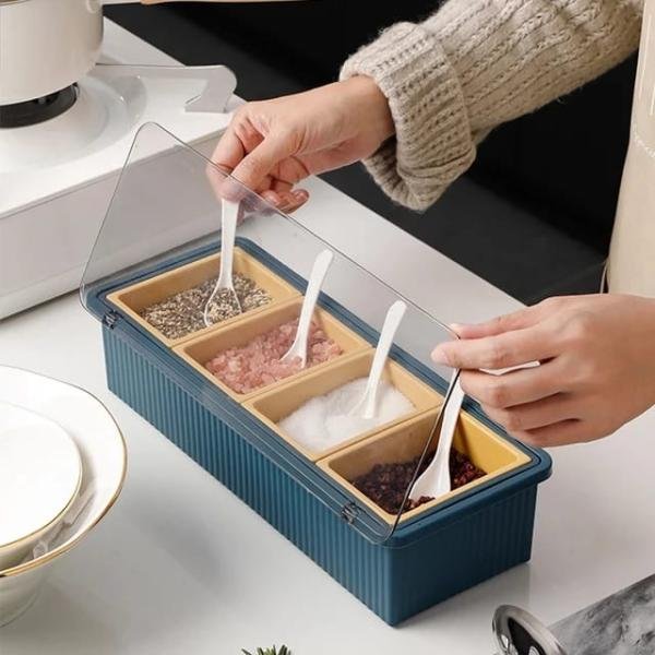 4pcs Detachable Masala Box