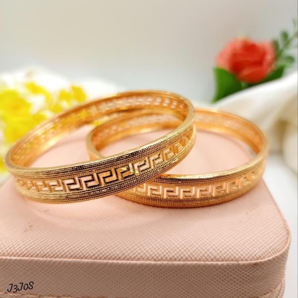 Gold Plated 2pc Bangels