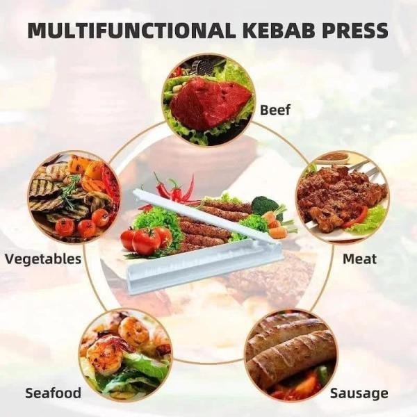 BBQ Meat Skewer Machine Reusable Easy Kabab Press