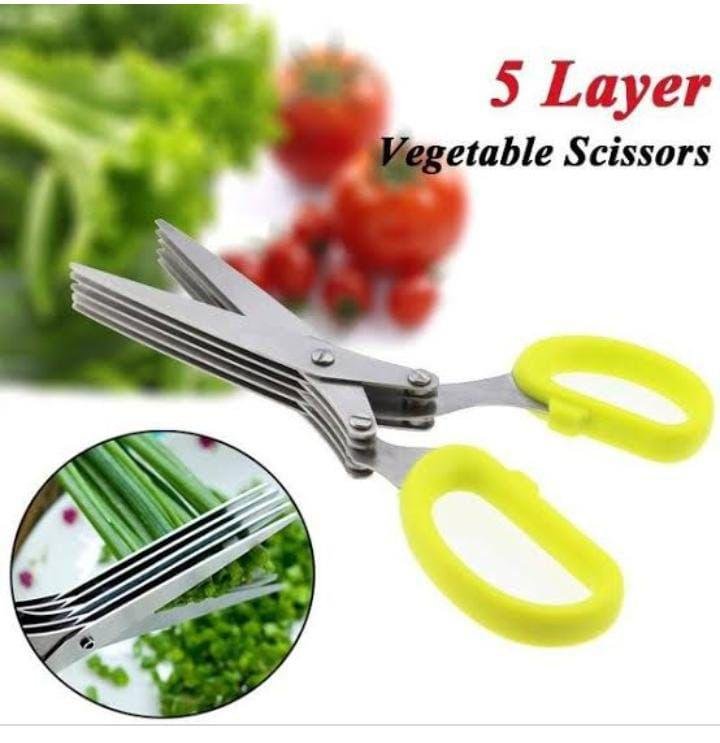 5 Layer Vegetables Scissors