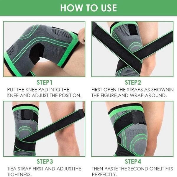 Knee Support Band for Pressure Weaving