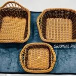 Rattan Wicker Woven Serving