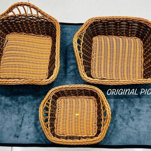 Rattan Wicker Woven Serving