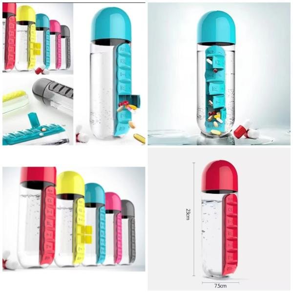 Pill Water Bottle
