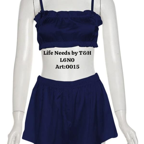 2 Pec Silk Bikni Night Wear